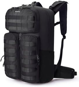 Blue Quartz 40L Hiking Backpack, Internal Frame Military Tactical Backpack with Molle System for Hiking Camping Backpacking Travelling Outdoor Climbing Rucksack Daypack for Men Women