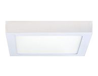 Long Life Lamp Company 18W LED White Body Square Surface Mount Ceiling Panel Down Light Cool White 6500K Super Bright