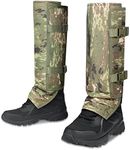 HUNTARMOR Snake Gaiters Leg Guards: Waterproof Snake Chaps for Hunting, Adjustable Leg Gaiter Snake Bite Protection for Lower Legs, Lightweight Flexible Design Snake Guards Fits Men & Women