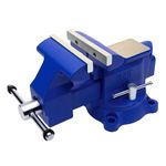 Yost Vises 455 5.5-Inch Apprentice Series Utility Combination Pipe and Bench Vise with 180-Degree Swivel Base