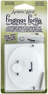 Artistic Wire 228S-640 Findings Form AdjstRing&Brclet, None