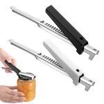 Guiqulai Jar Opener 2 PCS Adjustable Stainless Steel Bottle, Jar Opener for Weak Hands, Jar Lid Gripper Jar Opener Bottle Openers for Most Sizes Kitchen Canning Tools