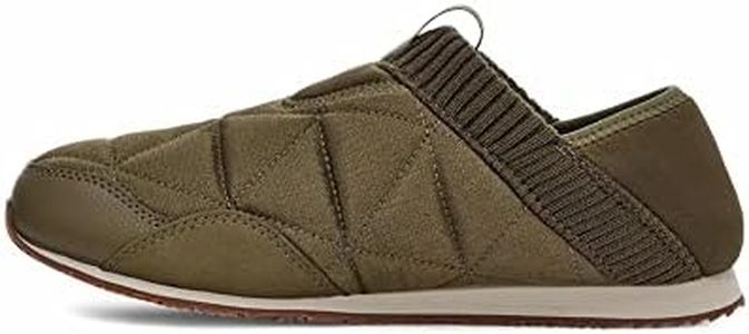 Teva Men's Reember Moccasin, Dark Olive, 6