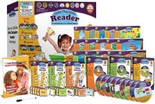 Early Reading Program for Baby, Toddler, Preschool, Kindergarten- Alphabet, Vowel Phonics & 200+ Sight Words - Little Champion Reader 9 DVD, Flash card, Book Kit