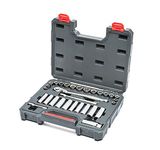 Crescent 30 Pc. 3/8" Drive 6 & 12 Point Standard & Deep SAE/Metric Mechanics Tool Set - CTK30SETN