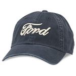 American Needle New Raglin Ford Baseball Dad Hat (FORD-1907A-NAVY)