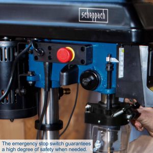 Scheppach DP16SL Bench Pillar Drill – 550W, Variable Speed, 13mm Chuck