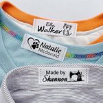 100pcs Custom Sew On Name Labels fo