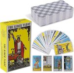 Tarot Cards for Beginners with Guidebook: The Rider Waite Classic Tarot Cards Deck - English Portable Tarot Deck Full Version Commemorative Edition with Colorful Box for Friends Family