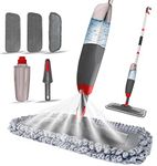 Spray Mop for Floor Cleaning - Microfiber Floor Mop with 3 Washable Pads,550ML Refillable Bottle, Reusable Flat Mop with Sprayer for Hardwood Laminate Wood Ceramic Floor Cleaning,Dry Wet Use