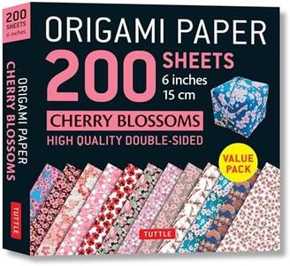 Origami Paper 200 sheets Cherry Blossoms 6" (15 cm): Tuttle Origami Paper: High-Quality Double Sided Origami Sheets Printed with 12 Different Designs ... Instructions for 8 Projects Included