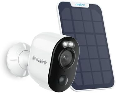 Reolink 4K Camera Exterieur sans Fil Solaire, 2,4/5GHz WiFi, Détection Personne/Véhicule/Animal, Vision Nocturne en Couleur, Audio Bidirectionnel, Étanche, Argus 3 Ultra+Panneau Solaire