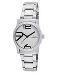 Maxima Attivo Analog White Dial Women's Watch - 28020CMLI