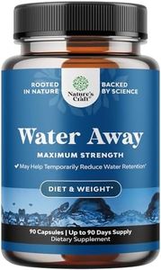 Water Away Pills Maximum Strength - Herbal Diuretic Pills for Water Retention for Fast Acting Bloating Relief for Women and Men - Easy To Take Water Retention Pills for Women and Men - 90 Servings