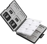 ELECOM Memory Card case, for 12 SDS and 12 microSDs Shock-Resistant Black, CMC-SDCPP24BK