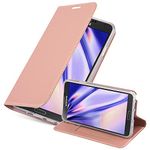 cadorabo Book Case works with Samsung Galaxy NOTE 3 in CLASSY ROSÉ GOLD - with Magnetic Closure, Stand Function and Card Slot - Wallet Etui Cover Pouch PU Leather Flip