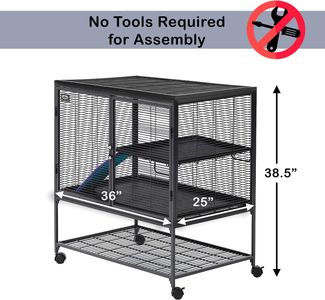 MidWest Critter Nation Small Animal Cage – Multi-Level Pet Habitat