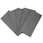 Gray Flour Sack Tea Towels - 100% Cotton, 5 Pack, 27"x27" Extra Large, Highly Absorbent Gray Dish Drying Towels - Gray Baking Towels, Customizable and Versatile Kitchen Towels (Gray - 5 Pack)