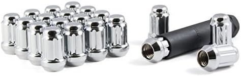 Gorilla Automotive 21133HT Small Diameter Acorn Chrome 5 Lug Kit (12mm x 1.50 Thread Size) Pack of 20