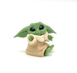 PINAKA Baby Yoda Doll Gift Toys 2-2.4 inch Mandalorian Yoda Baby Action Toys Set Star Wars Yoda Figures Figurines Model D