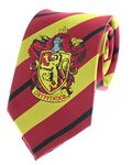 Bioworld Premium Harry Potter Tie Striped House Crest Necktie (Gryffindor)