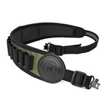 TOURBON Hunting Shotgun Sling with Ammo Holder, Gun Strap Adjustable Cartridge Bandolier Belt for Hunter Shooter