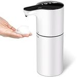 YIKHOM Automatic Foaming Soap Dispenser, 15.37 oz/450mL Electric Touchless Hand Soap Dispenser, 8 Adjustable Levels, 2000mAh USB C Rechargeable, IPX6 Waterproof Soap Dispenser for Kitchen