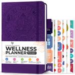 Legend Wellness Planner & Food Journal Pocket – Daily Health Journal with Exercise & Weight Loss Tracker – Nutrition Diary, 6 Months (Purple)