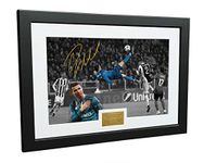 Cristiano Ronaldo 12x8 A4 Signed "The Overhead Goal" -"Juventus 0 vs Real Madrid 3" - Autographed Photo Photograph Picture Frame Gift