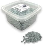 10,000 ct Silver Zinc Plated Metal BBS 4.5mm (.177 Cal) - BC Precision