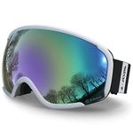 ACURE Ski Goggles for Men Women, Snow Snowboard Goggles Adult Youth, OTG - Over The Glasses with Anti Fog UV400 Protection