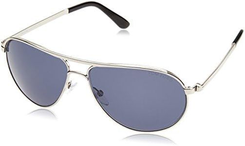 Tom Ford FT0144 18V 58 Montures de Lunettes, Gris (Rodio Lucido/Blu), Homme