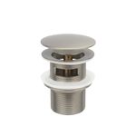 Freestanding Bathtub Drain, Pop-up Freestanding Bathtub Drain Stopper, Suitable for Most Freestanding Bathtubs, Compatible with Freestanding Bathtub Drain Rough-in Kit (Brushed Nickel Finish)