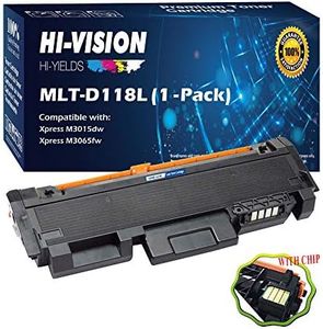 HI-VISION HI-YIELDS Compatible MLT-D118L Toner Cartridge Replacement for Samsung Xpress M3065FW M3015DW (Black, 1-Pack)