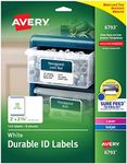 Avery Durable ID Labels, Permanent 