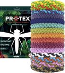 Mosquito Repellent Bracelet 15 Pack, Adjustable Leather Deet-Free Wrist Bands, Effective Protection, Insect Mosquito Repeller Bands for Adults & Kids, Resealable 15 Pack.