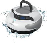 POOLPURE Pool Robot Piscina, Pulizia Doppio Motore, Double Hall Sensor, Display LED, Parcheggio Automatico, IPX8 Impermeable, Wireless Pool Vacuum Cleaner