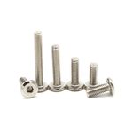 Rely®⇒VP INDUSTRIES (Pcs-15) M8x16 mm JCB Allen Head Furniture Screw Stainless Steel Grade 304 | Furniture Bolt for Crib Bunk Bed Furniture Cot, Barrel Bolt