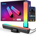 Govee Smart LED Light Bars, Work with Alexa and Google Assistant, RGBICWW WiFi TV Backlights with Scene and Music Modes for Gaming, Pictures, PC, TV, Room Decoration