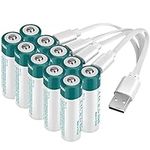 winbasic 10 Pack USB Rechargeable 1