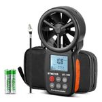 BTMETER Wind Speed Gauge Meter BT-100 Anemometer Portable Digital 14℉-113℉ Temperature Air Velocity Wind Chill Temperature Measurement Backlight Accurately Measuring