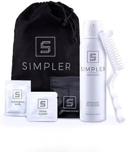Simpler Hair Color for Men Kit for Full Gray Coverage - Medium Brown Men’s Hair Dye - Easy Hair or Beard Dye for 100% Gray Coverage - Ammonia Free Hair Color, Natural Beard Coloring for Men