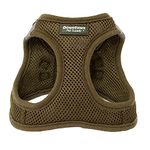 Downtown Pet Supply Step in Dog Harness No Pull, XX-Large, Hunter Green - Adjustable Harness with Padded Mesh Fabric and Reflective Trim - Buckle Strap Harness for Dogs