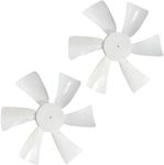 HQRP 2-Pack 6" Fan Blades 1/8 inch 