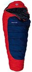 Mountcraft Ultra Light Night Tec 1000-10 Degree Sleeping Bag for Harsh Winters, Portable with Compression Sack for Camping, Trekking, Hiking and Outdoor Activities | Red & Blue