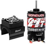 WOAEIUOS 550 Brushed Motor 21T & Heatsink Combo for 1/10 RC Truck Car Traxxas 1/10 Slash Redcat ARRMA AXIAL HSP HPI Wltoys Kyosho HELION