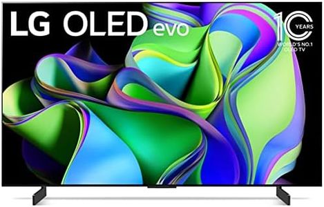 LG C3 OLED evo 42-Inch 4K Smart TV - AI-Powered, Alexa Built-in, Gaming, 120Hz Refresh, HDMI 2.1, FreeSync, G-sync, VRR, WebOS, Slim Design, Magic Remote Included, 42" Television (OLED42C3PUA, 2023)