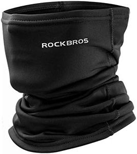 ROCKBROS Braga Cuello Moto Calentador de Cuello Térmica Pasamontañas de Invierno para Hombres Mujeres Bufanda de Ciclismo Esquí Senderismo Correr Deportes al Aire Libre