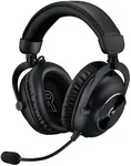 Logitech G PRO X 2 Lightspeed Wireless Gaming Headset: Detachable Boom Mic, 50mm Graphene Drivers, DTS:X Headphone 2.0—7.1 Surround, Bluetooth/USB/3.5mm Aux, for PC, PS5, PS4, Nintendo Switch - Black