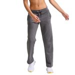 Champion Women's Fleece Open Bottom Pant, Granite Heather, Medium